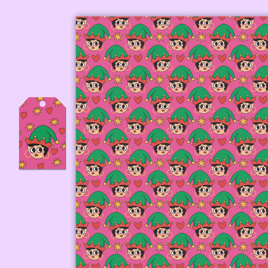 Santa's Little Helper Gift Wrap