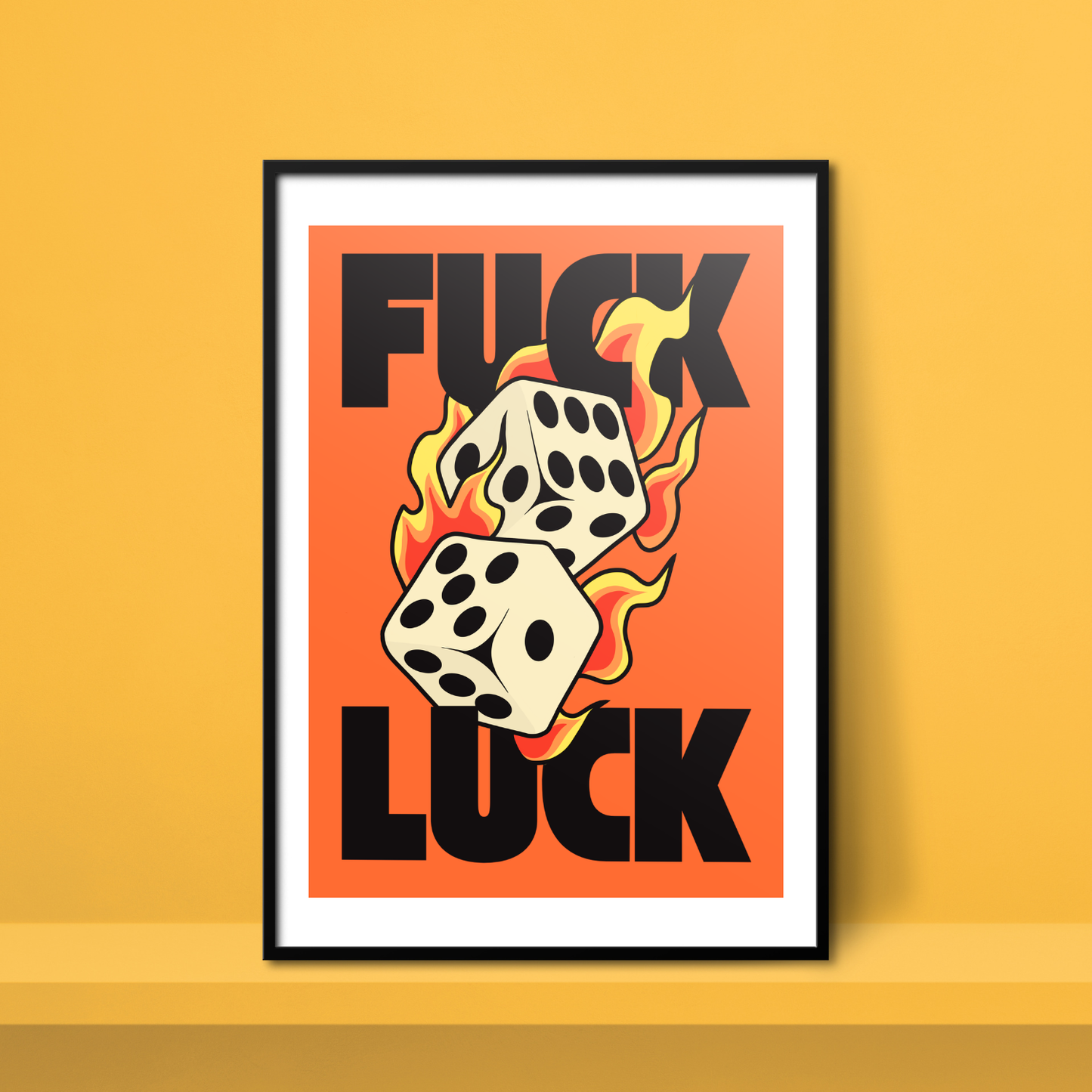 Fuck Luck A4 Print - HM