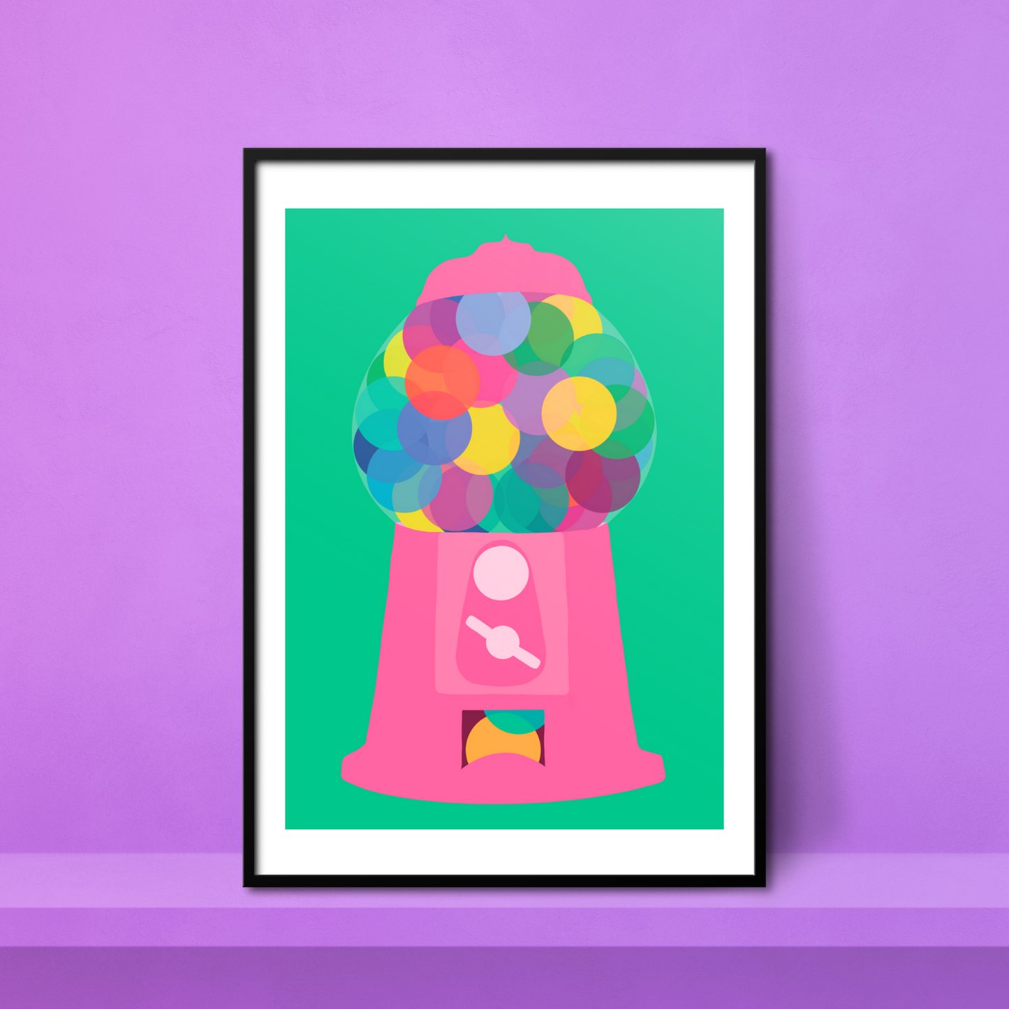 Gumball Machine A4 Print - HM