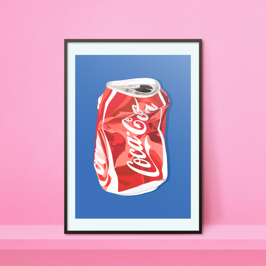 Coke Crush A4 Print