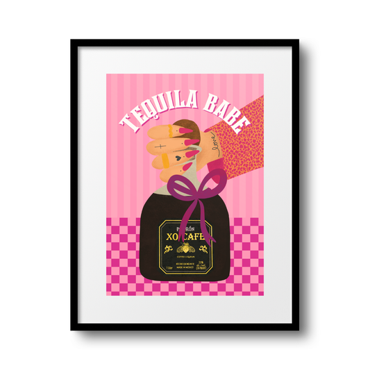 Tequila Babe A4 Print