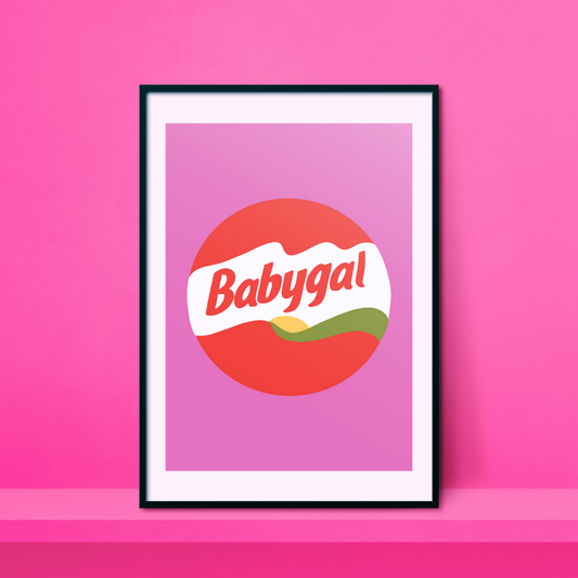 Babygal A4 Print