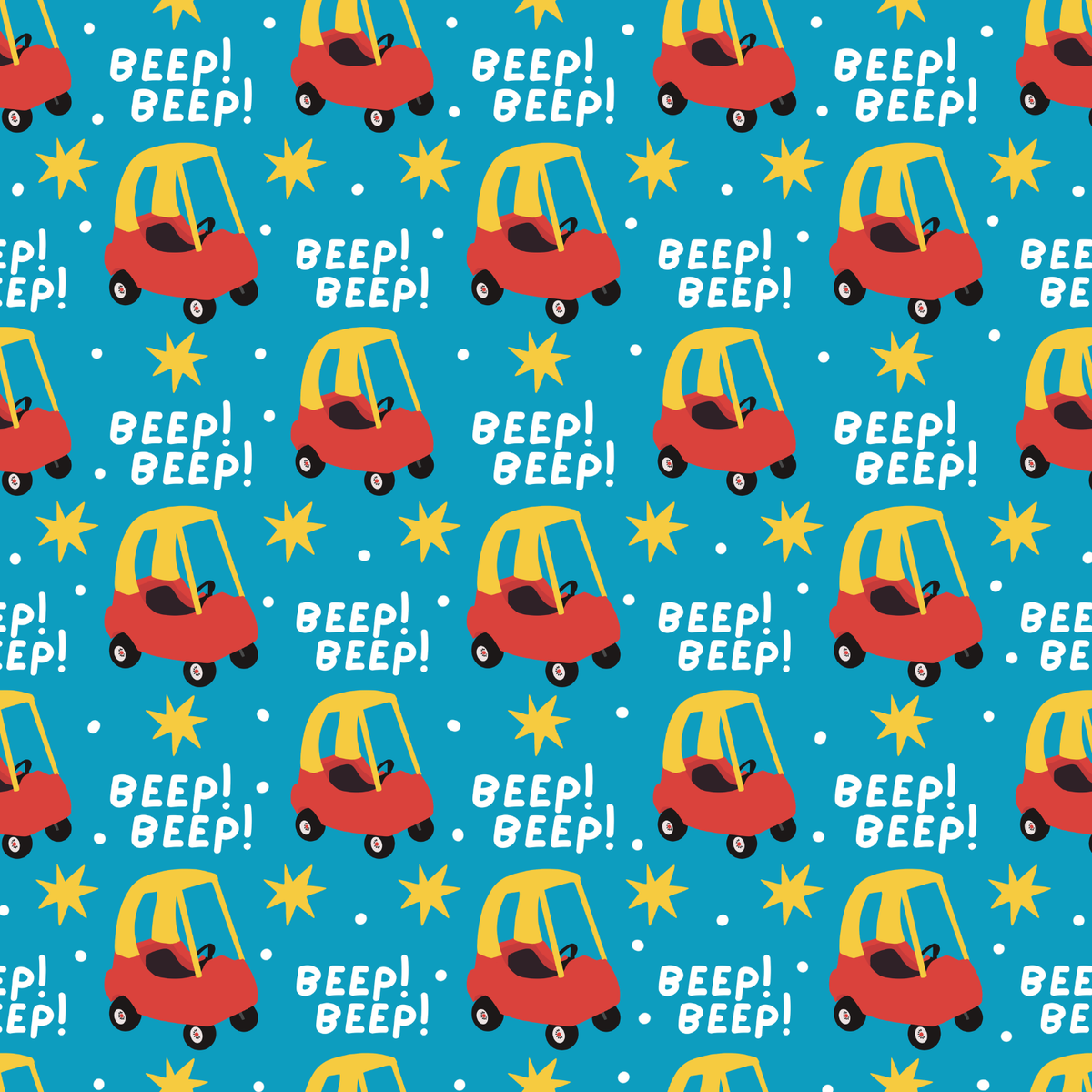 Beep Beep Gift Wrap