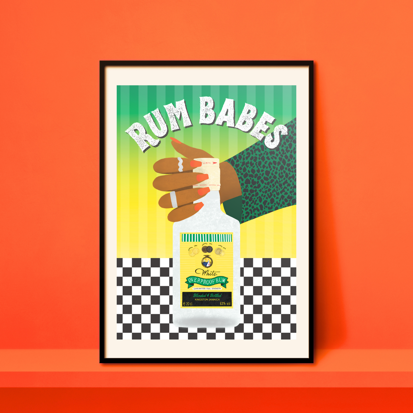 Rum Babes A4 Print