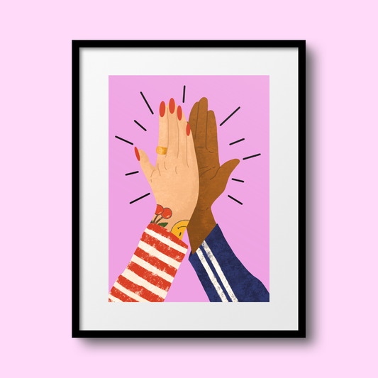 High Five A4 Print