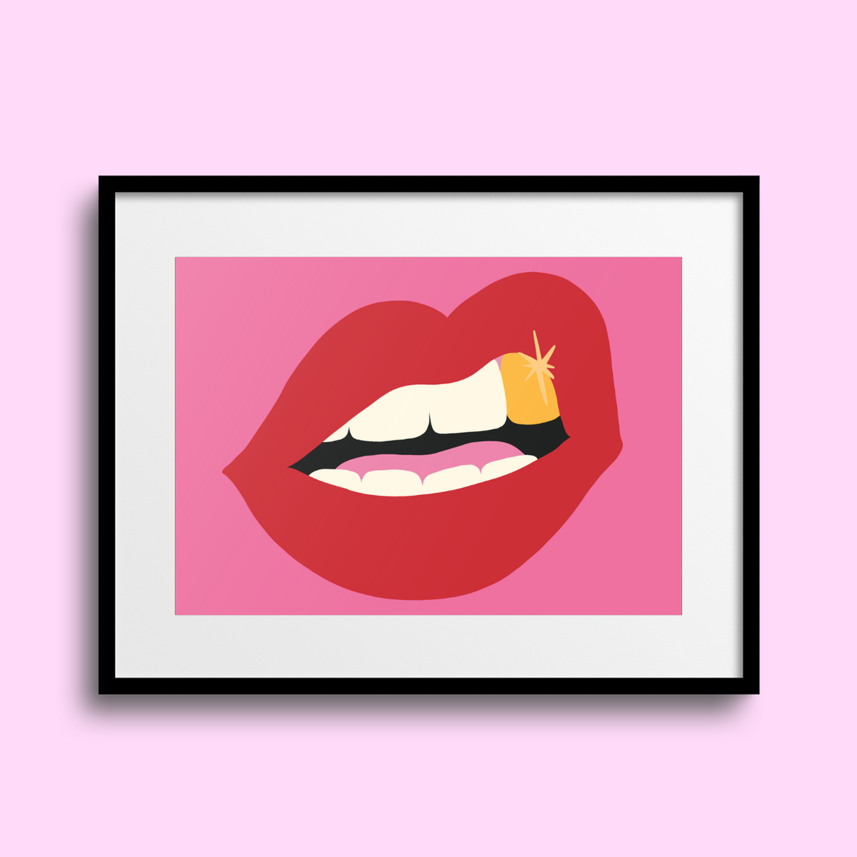 Golden Girl A4 Print - HM