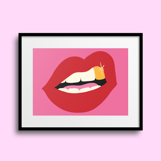 Golden Girl A4 Print
