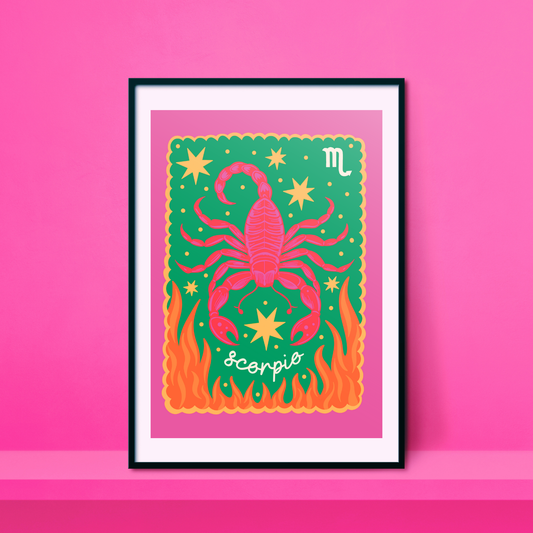 Scorpio A4 Print