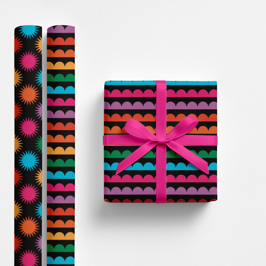 Starburst Double-Sided Gift Wrap