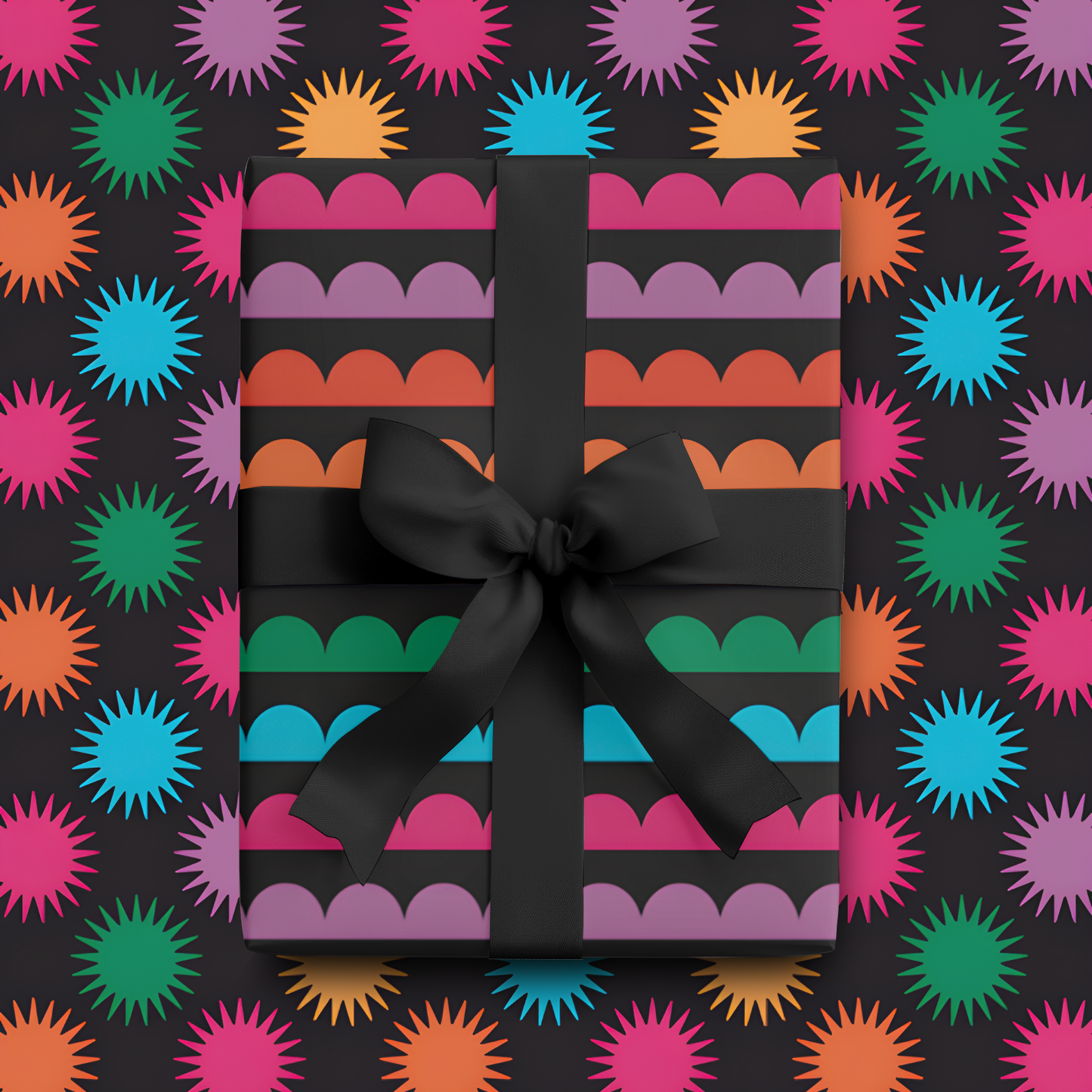 Starburst Double-Sided Gift Wrap