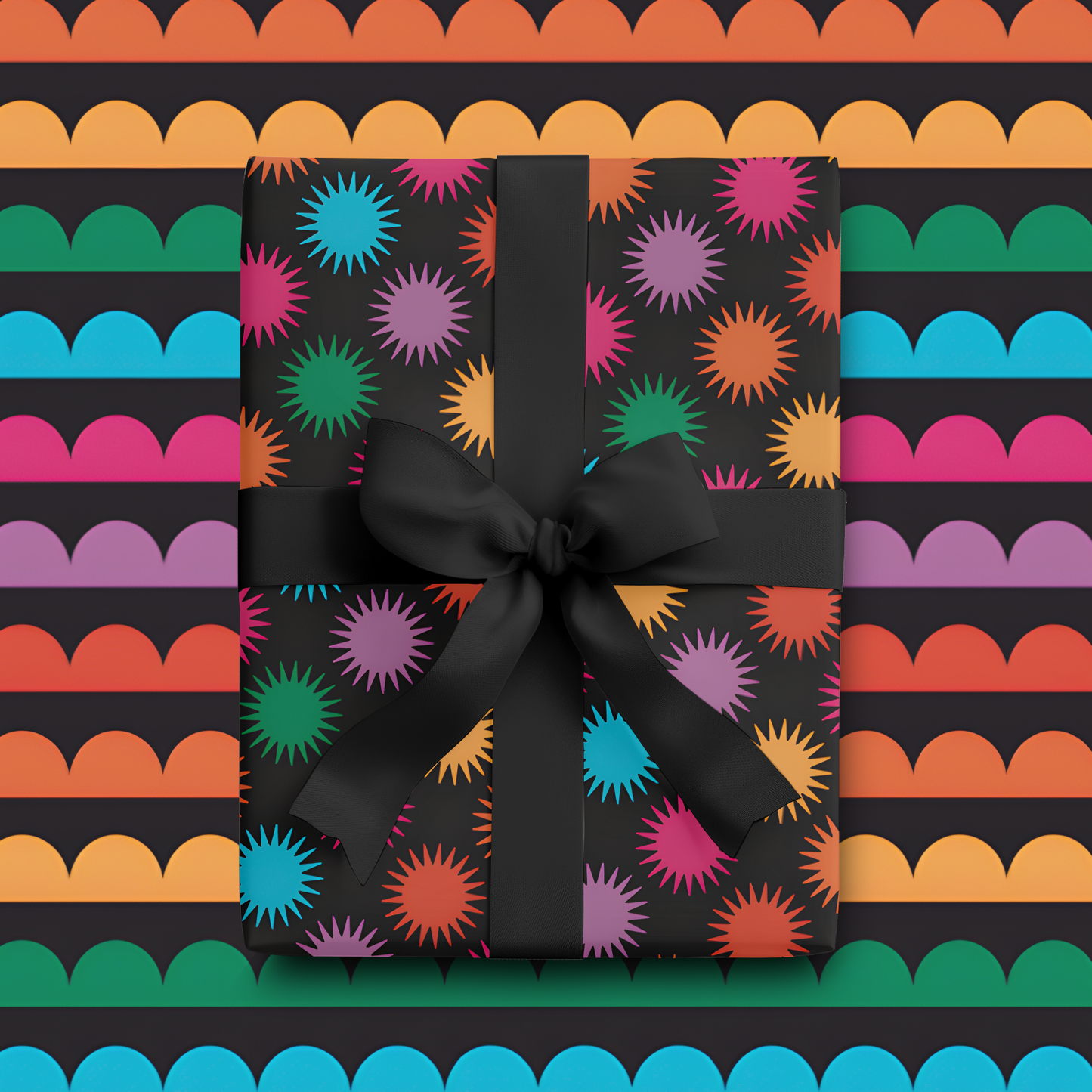 Starburst Double-Sided Gift Wrap