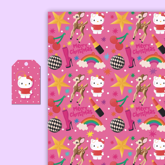 Festive Cuties Gift Wrap