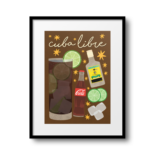 Cuba Libre A4 Print