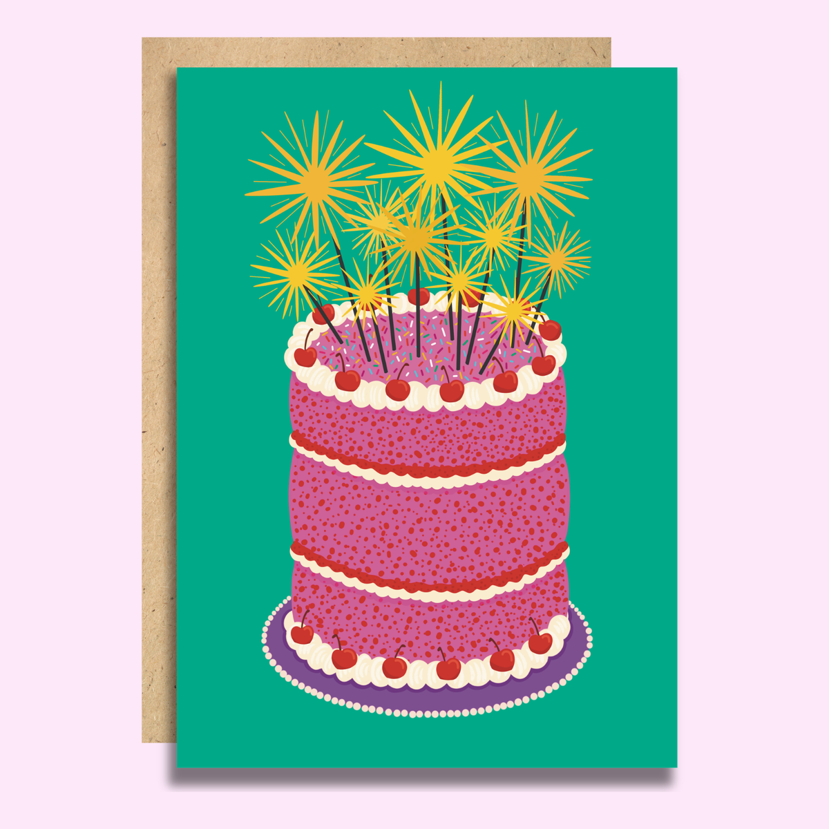 Sparkler Cake
