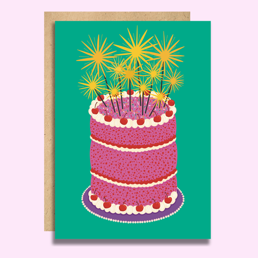 Sparkler Cake