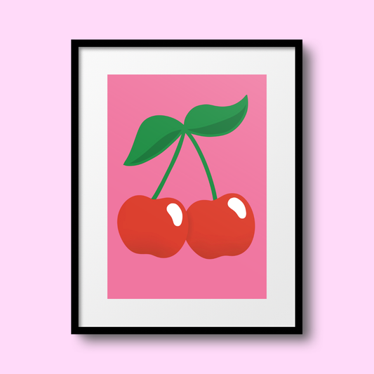 Sweet Cherries A4 Print
