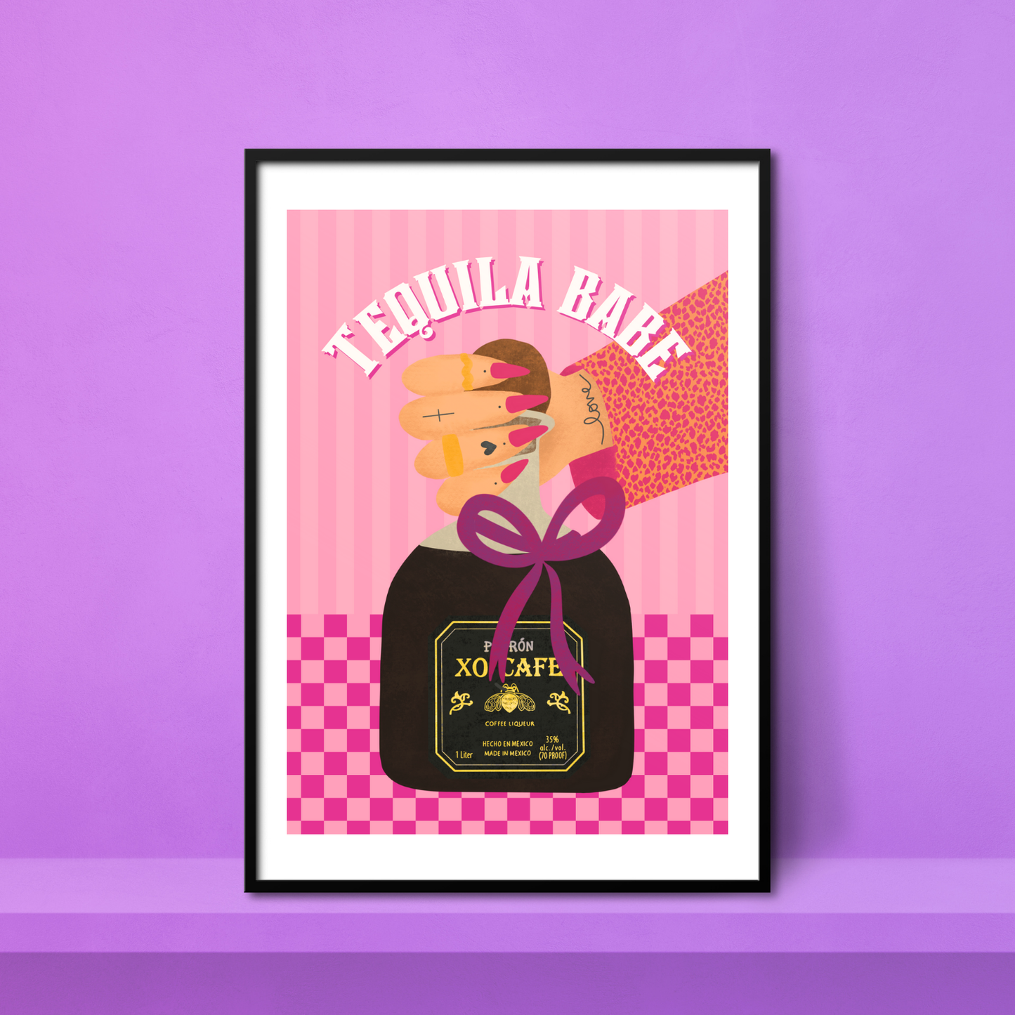 Tequila Babe A4 Print
