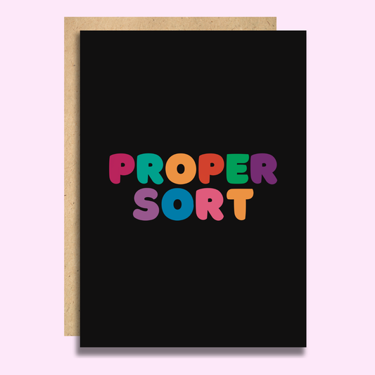 Proper Sort
