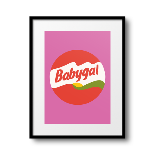 Babygal A4 Print