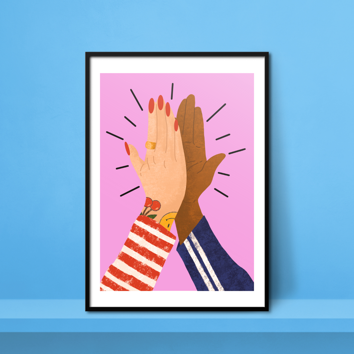 High Five A4 Print