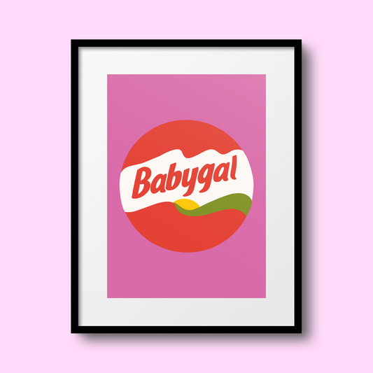 Babygal A4 Print