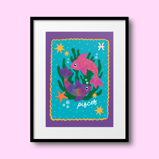 Pisces A4 Print
