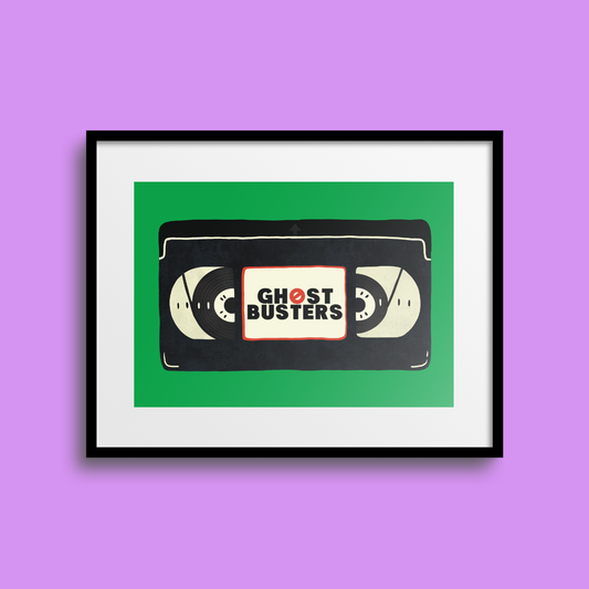 Ghost Busters VHS A5 Print