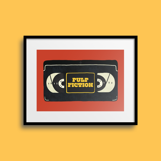 Pulp Fiction VHS A5 Print