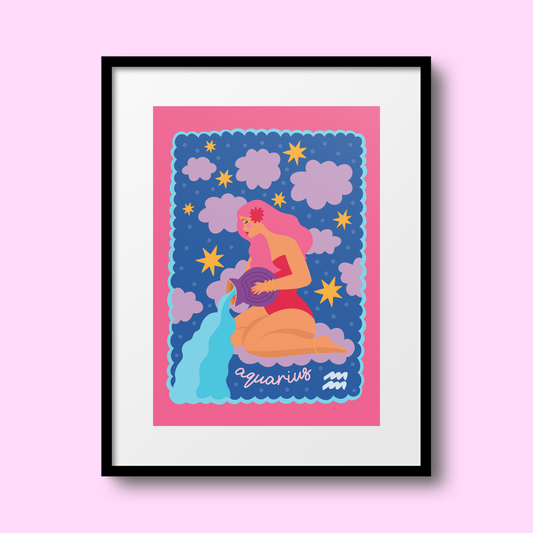 Aquarius A4 Print