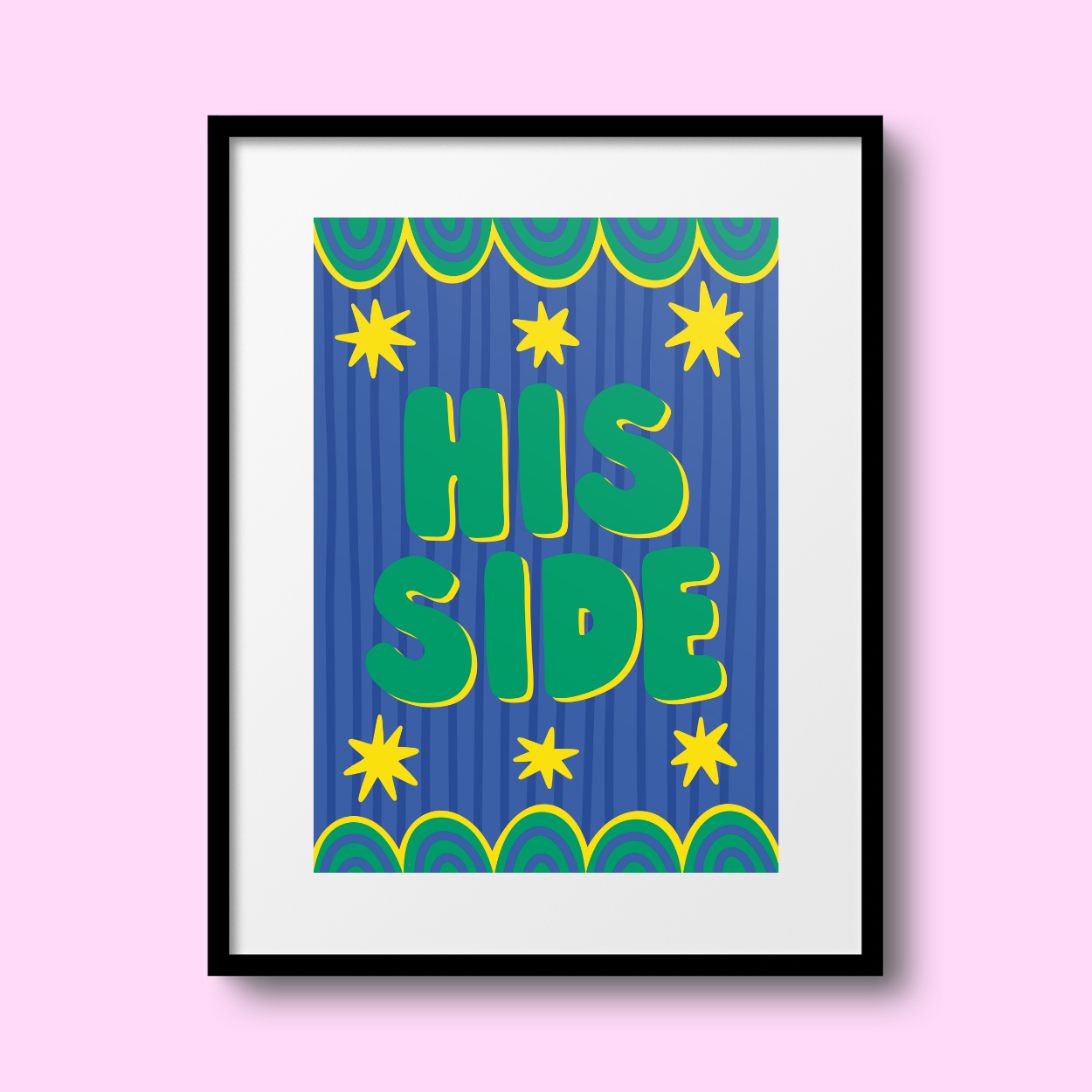 'His Side' A4 Print
