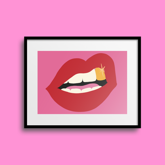 Golden Girl A4 Print