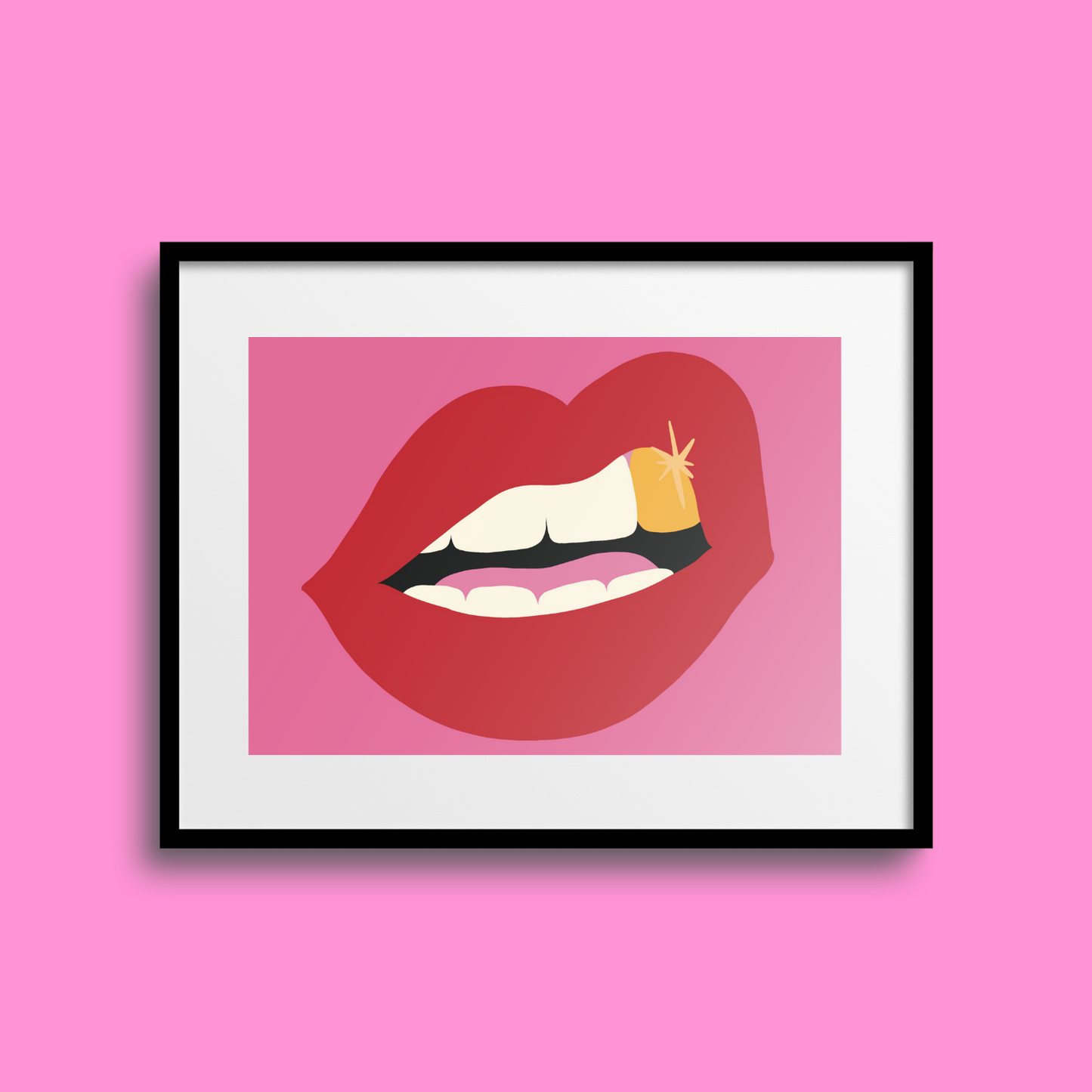 Golden Girl A4 Print - HM