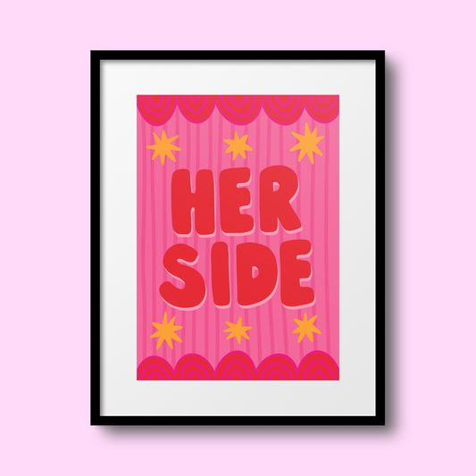 'Her Side' A4 Print