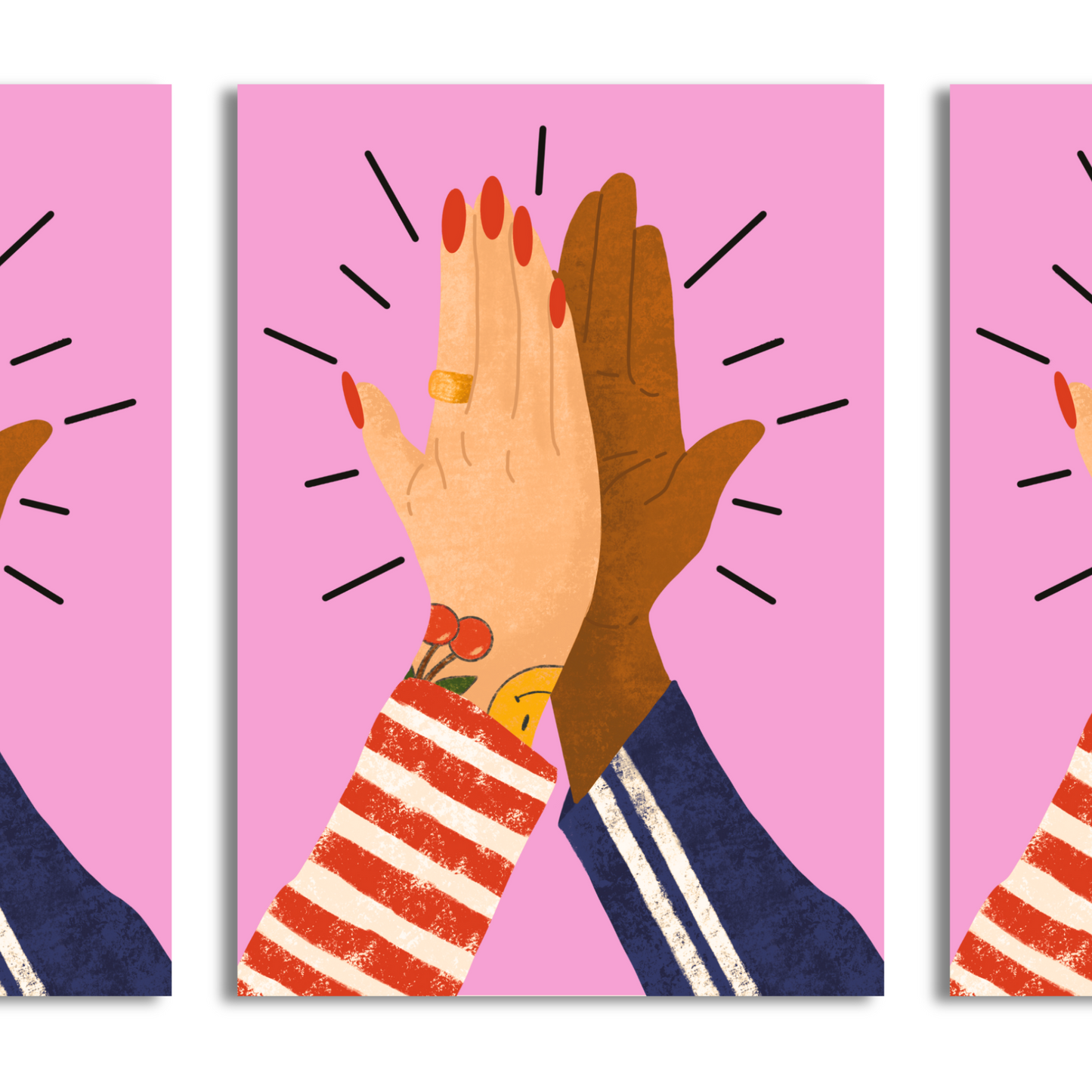 High Five A4 Print