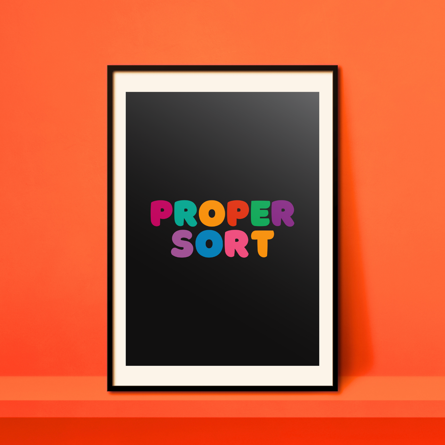 Proper Sort A4 Print - HM