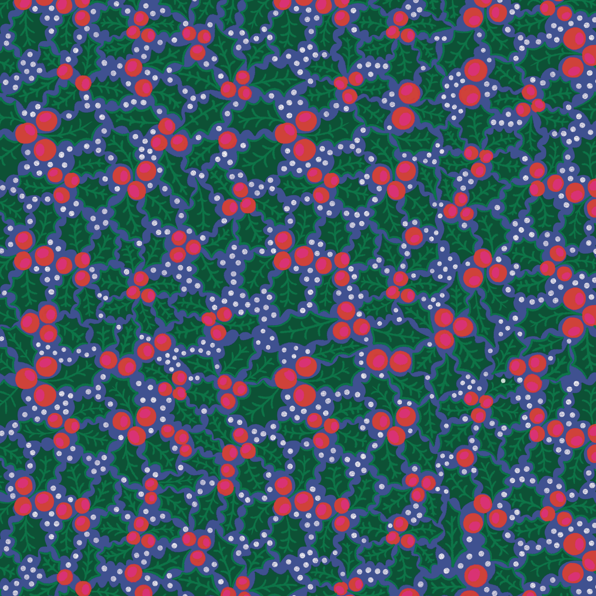 Jolly Holly Gift Wrap