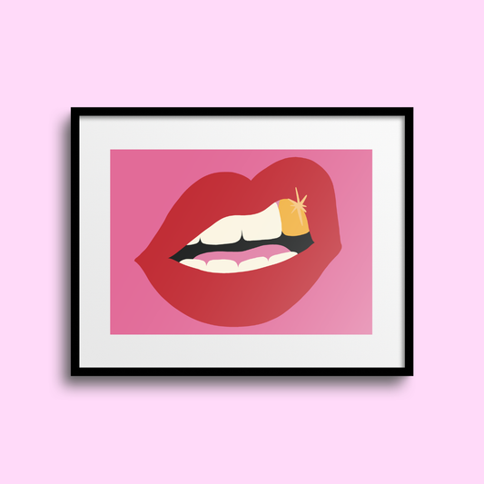 Golden Girl A5 Print