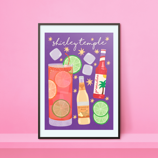 Shirley Temple A4 Print